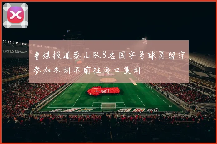 鲁媒报道泰山队8名国字号球员留守参加冬训不前往海口集训